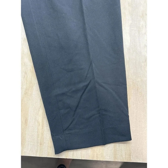 ASOS Pants Mens 32 x 32 Black Poly Blend Stretch Straight Dress Pant - Picture 2 of 5
